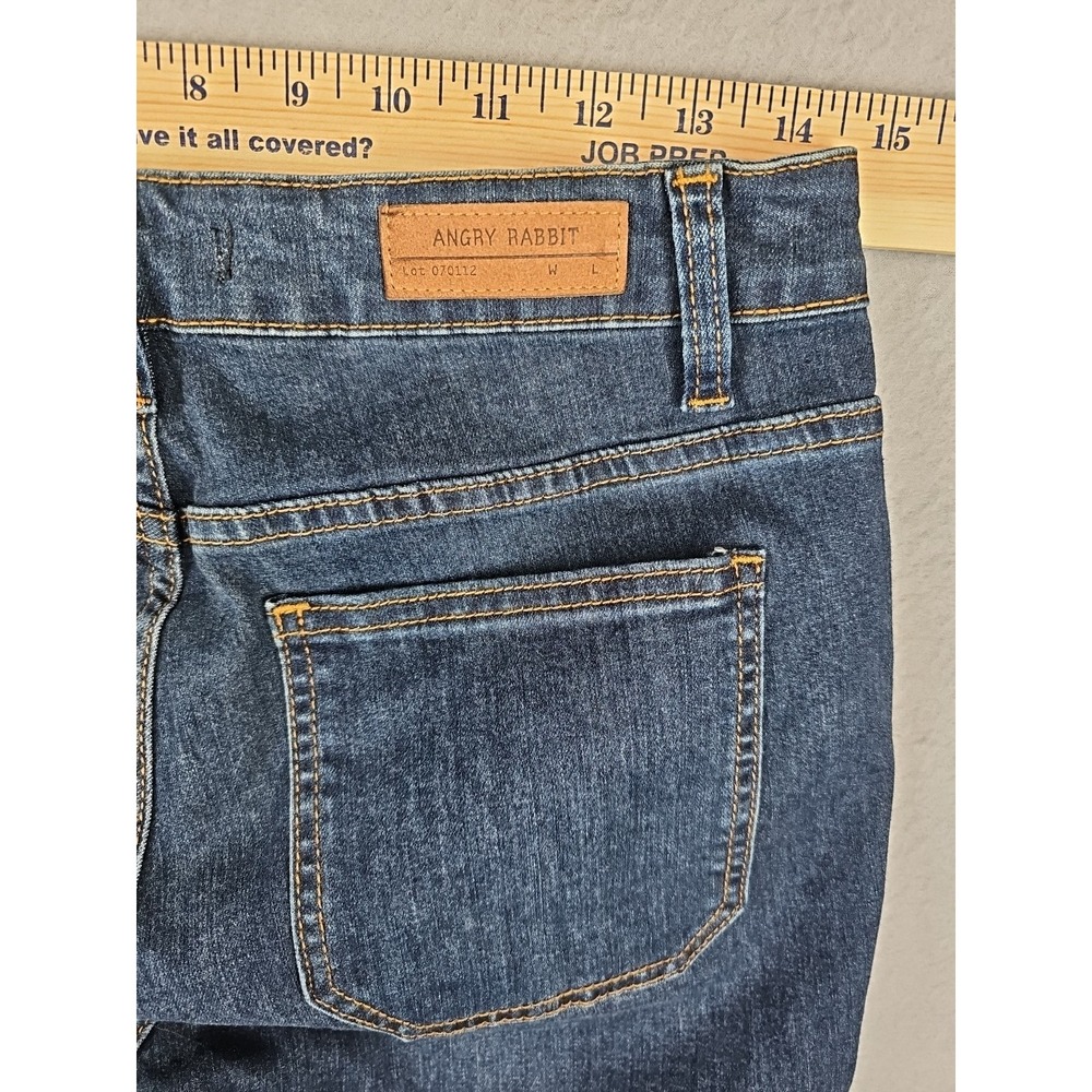 Angry Rabbit Women's 29/9 29x32 Juniors High Waist Stretchy Premium Flare Jeans - Picture 9 of 10